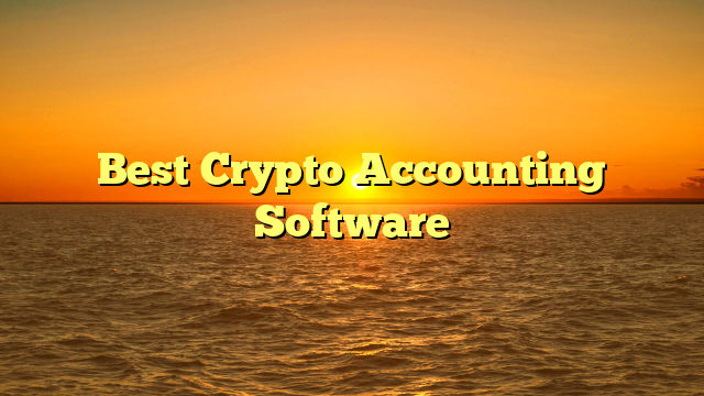 Best Crypto Accounting Software