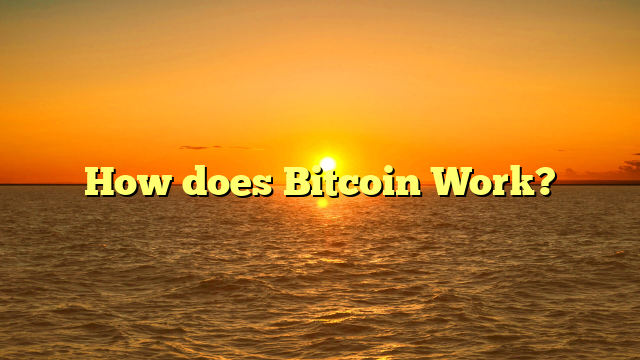 How does Bitcoin Work?