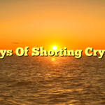 Ways Of Shorting Crypto