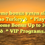 deneme bonus veren siteler Casino Turkey 💰 Play with Welcome Bonus Up to 300% 💰 VIP Programs.